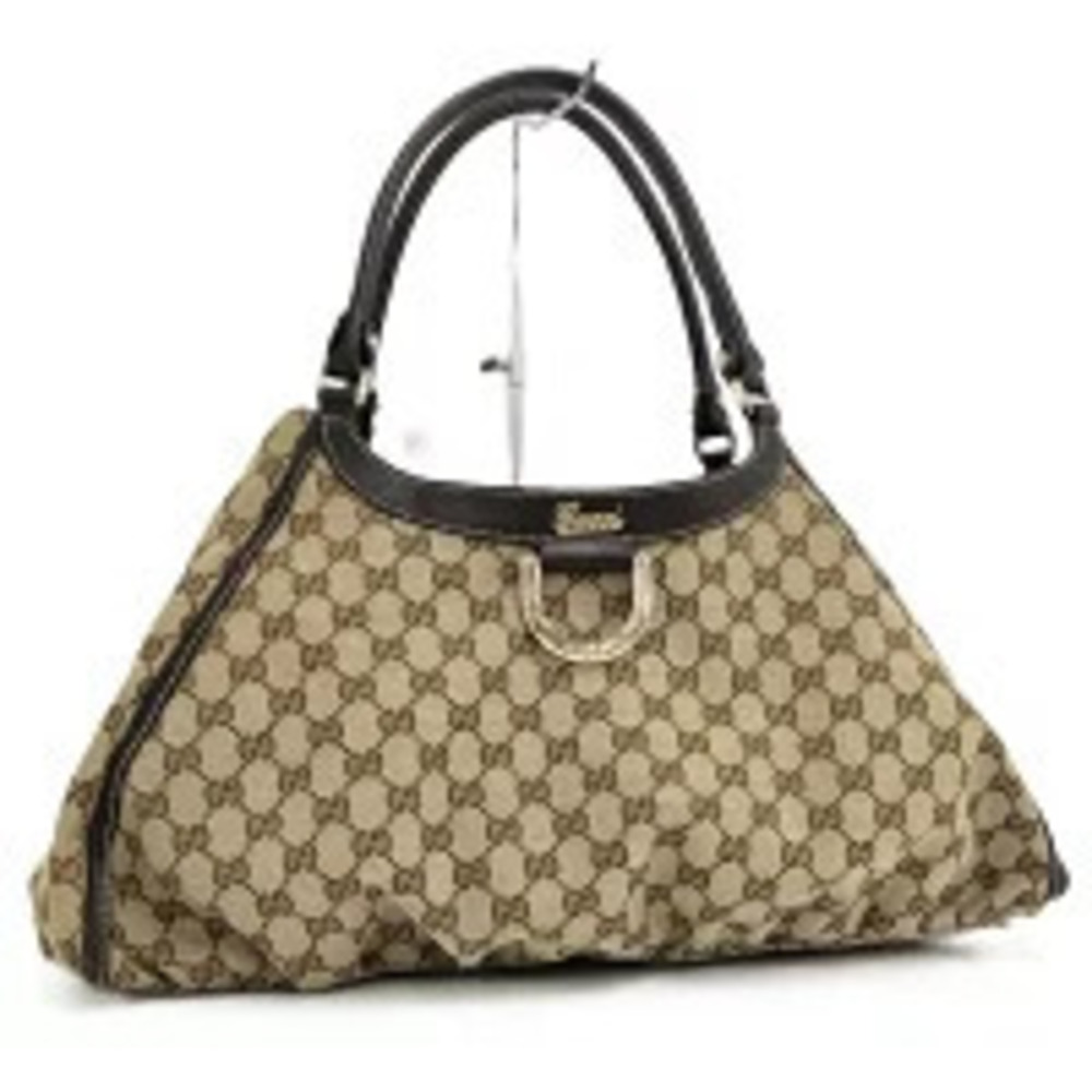 Gucci Abbey Tote Bag GG Canvas Beige Cream